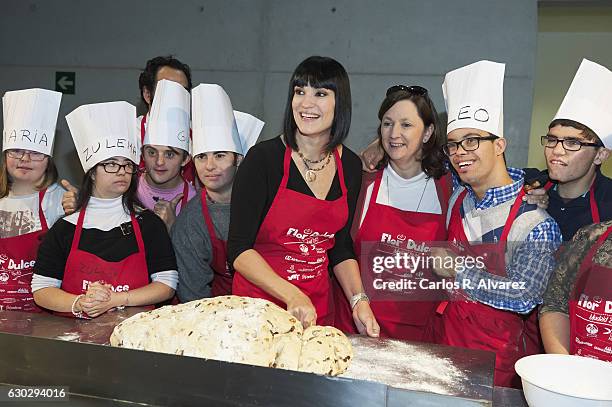 Irene Villa attends 'Flor Dulce de Navidad' charity breakfast at Ciudad de la Raqueta Sport Club on December 20, 2016 in Madrid, Spain.