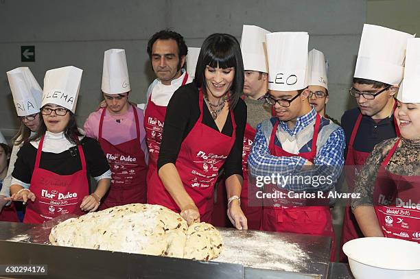 Irene Villa attends 'Flor Dulce de Navidad' charity breakfast at Ciudad de la Raqueta Sport Club on December 20, 2016 in Madrid, Spain.