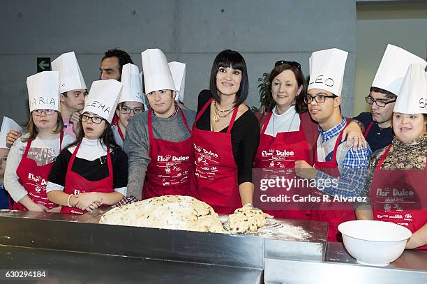 Irene Villa attends 'Flor Dulce de Navidad' charity breakfast at Ciudad de la Raqueta Sport Club on December 20, 2016 in Madrid, Spain.