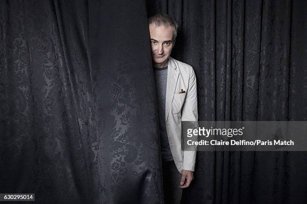 Film director Olivier Assayas is photographed for Paris Match on May 17, 2016 in Cannes, France.