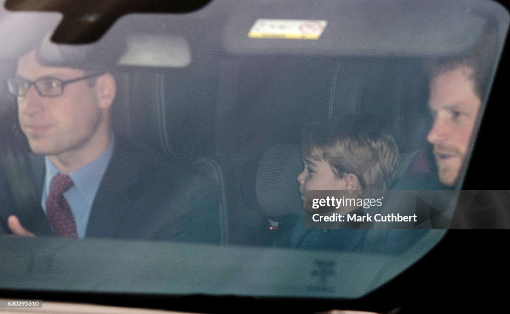 Annual Buckingham Palace Christmas Lunch Hosted By The Queen