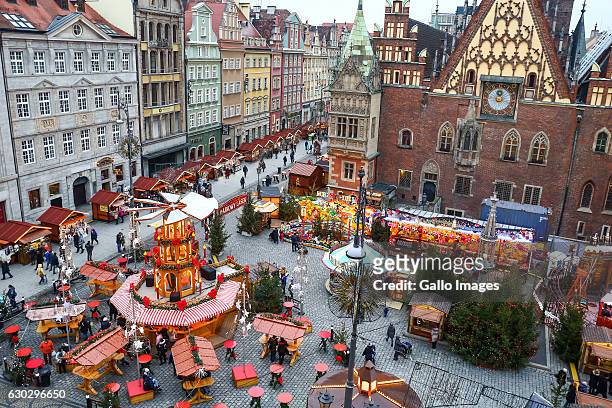 The Wroclaw Christmas Market on December 15, 2016 in Wroclaw, Poland. Wroclaw Christmas Market is one of the most beautiful and well-known Christmas...