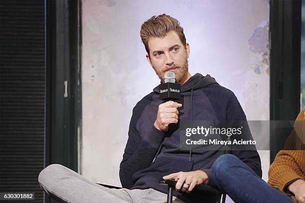 YouTube comedy entertainer, Rhett James McLaughlin visits Build Presents Rhett & Link to discuss "Rhett & Link's Buddy System" at AOL HQ on December...