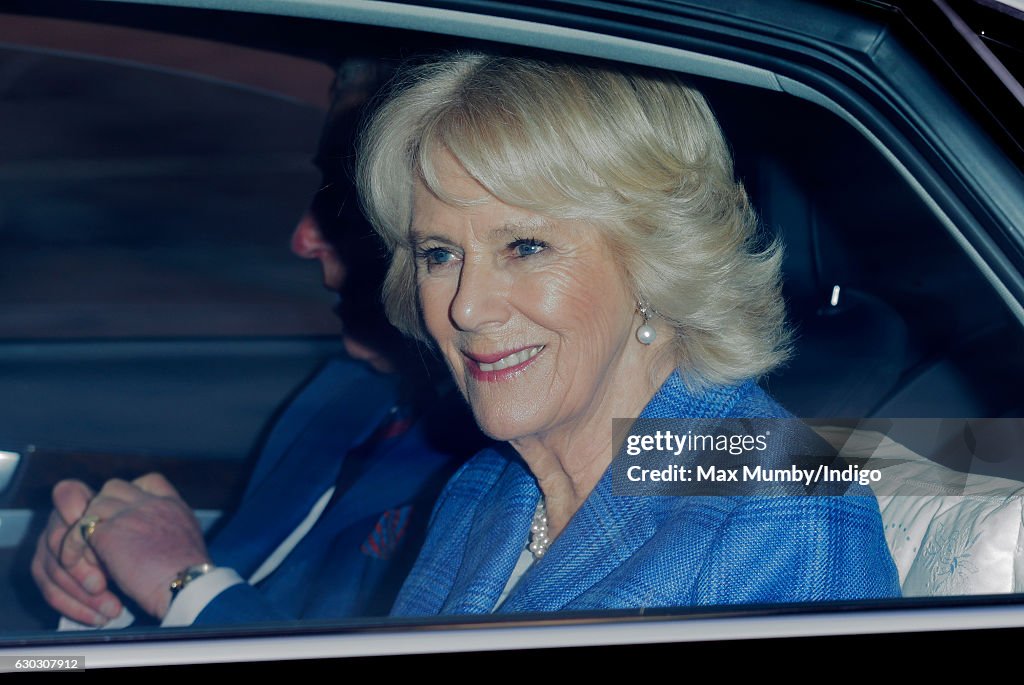 Annual Buckingham Palace Christmas Lunch Hosted By The Queen