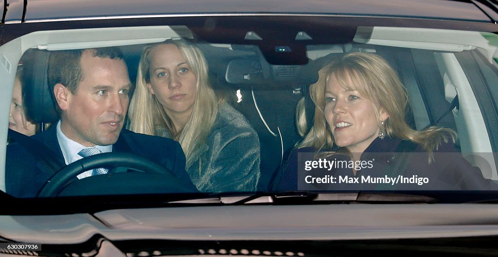 Annual Buckingham Palace Christmas Lunch Hosted By The Queen