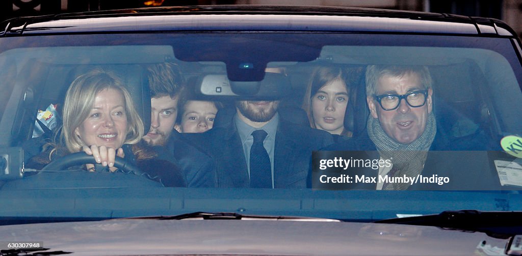 Annual Buckingham Palace Christmas Lunch Hosted By The Queen