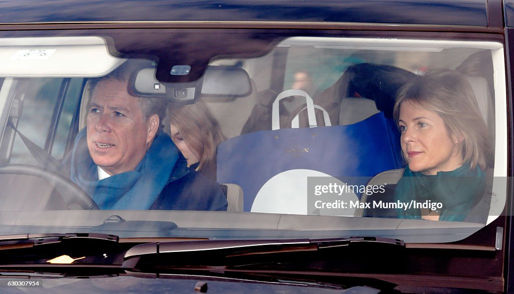 Annual Buckingham Palace Christmas Lunch Hosted By The Queen