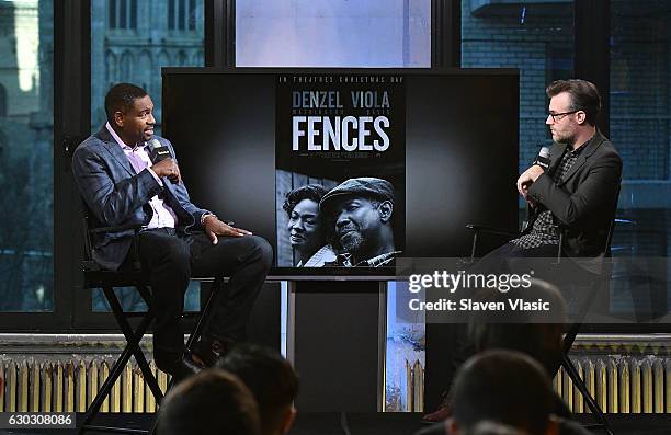 Actor Mykelti Williamson visits AOL BUILD to discuss his new film "Fences" at AOL HQ on December 20, 2016 in New York City.