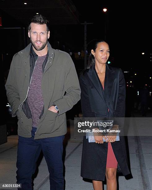 Lais Ribeiro and Jared Homan seen out together in West Village on December 14, 2016 in New York City.