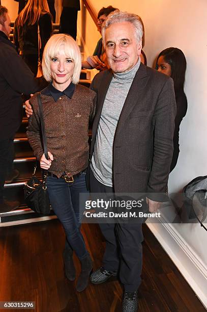 Jane Horrocks and Henry Goodman attend the press night after party for "Art" at The Old Vic Theatre on December 20, 2016 in London, England.