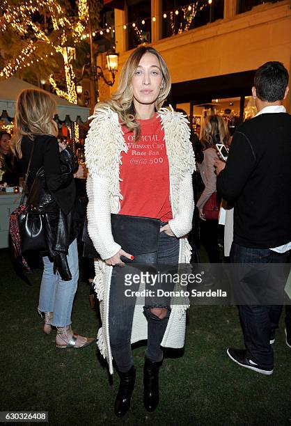 Alana Hadid attends the opening of Laduree at The Grove in Los Angeles hosted by Rick Caruso and Jessica Alba in Partnership with Baby2Baby at The...