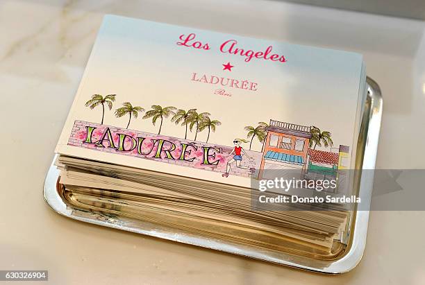 General view of atmosphere at the opening of Laduree at The Grove in Los Angeles hosted by Rick Caruso and Jessica Alba in Partnership with Baby2Baby...