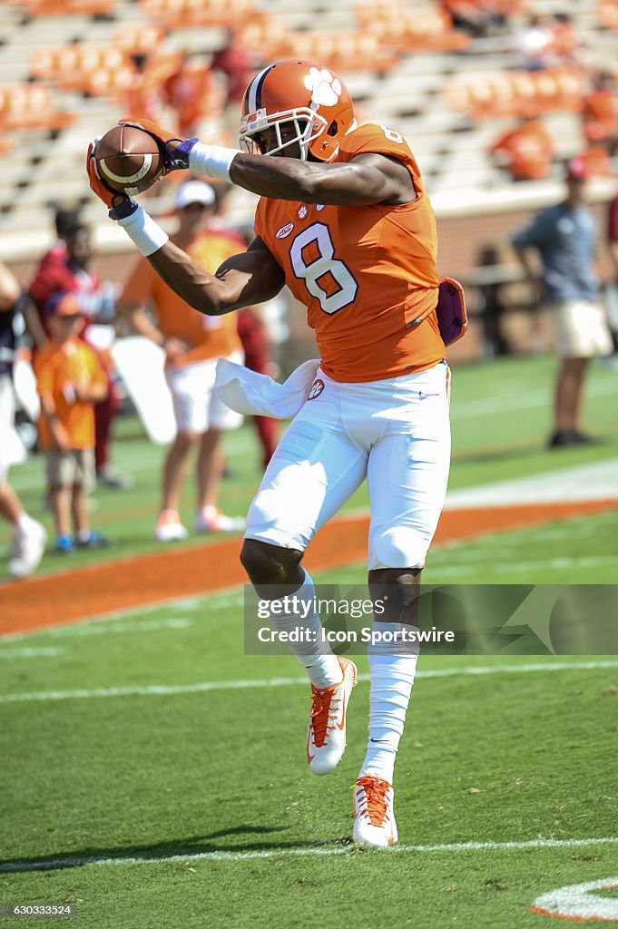 NCAA FOOTBALL: SEP 10 Troy at Clemson