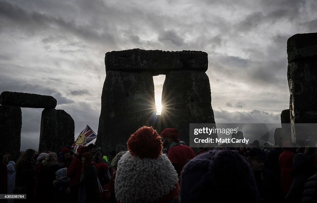 Winter Solstice Is Celebrated At Stonehenge