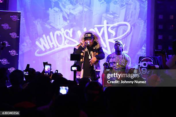 Fred The Godson and Jaquáe perform at Who's Next? with Phresher at S.O.B.'s on December 20, 2016 in New York City.