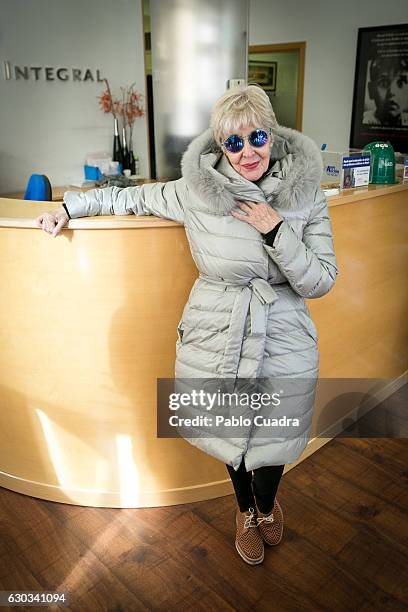 Spanish actress Concha Velasco delivers The GAES Grandfather of the Year Award on December 21, 2016 in Madrid, Spain.