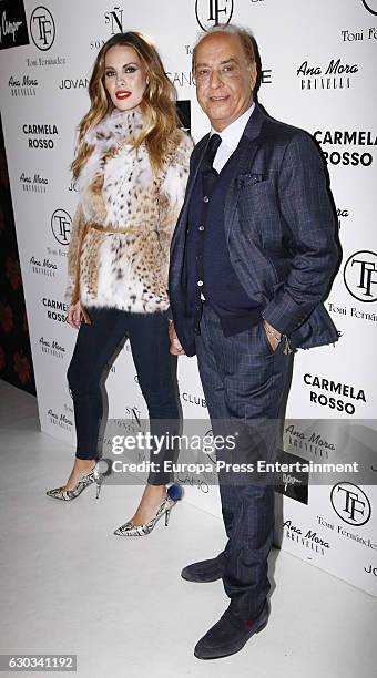 Jessica Bueno attends Toni Fernandez fashion show at Joy Eslava on December 20, 2016 in Madrid, Spain.