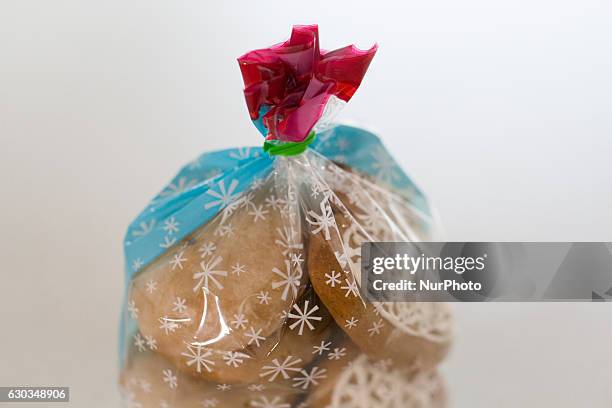 Home-made cookies are seen with icing. In Poland where over 90 per cent of the population is Catholic Christmas the biggest festive season of the...