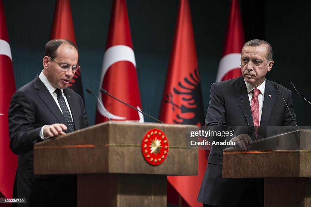 Albanian President Nishani in Ankara