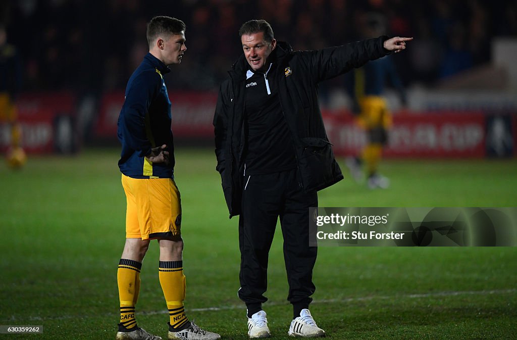 Newport County v Plymouth Argyle - The Emirates FA Cup Second Round Replay