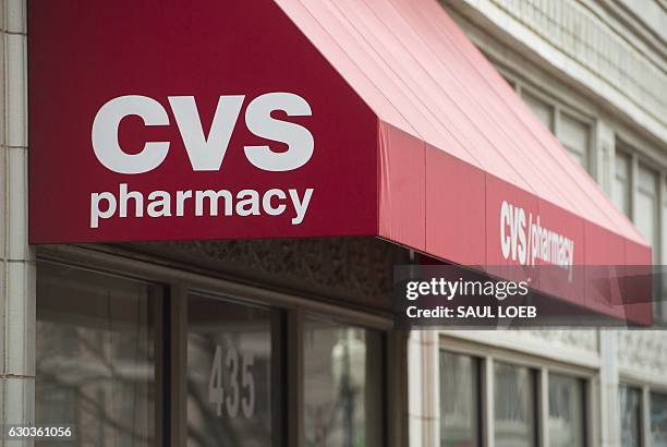 Pharmacy drug store is seen in Washington, DC, December 21, 2016. / AFP / SAUL LOEB