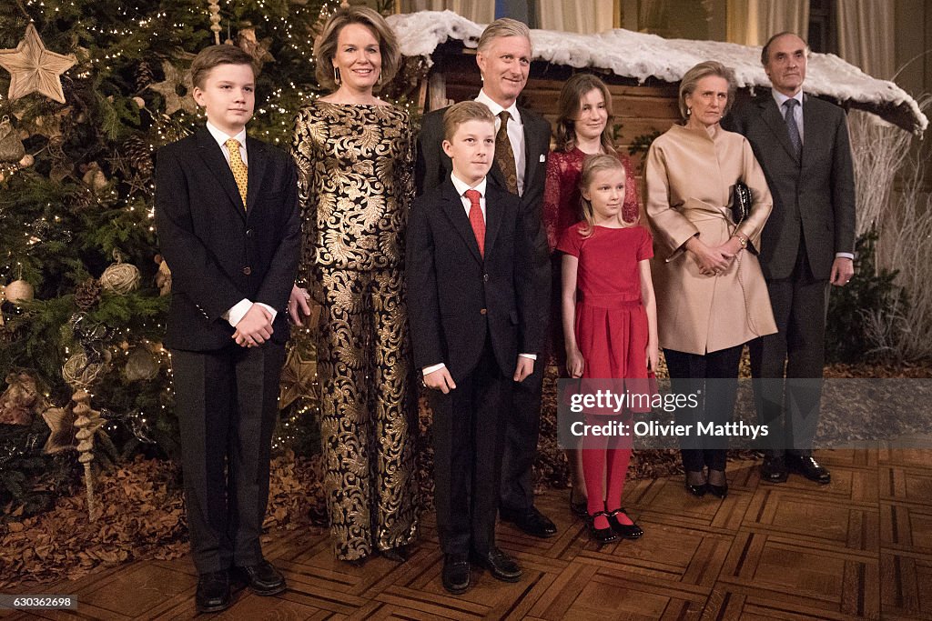 Belgian Royal Family Attends Christmas Concert At Royal Palace In Brussels