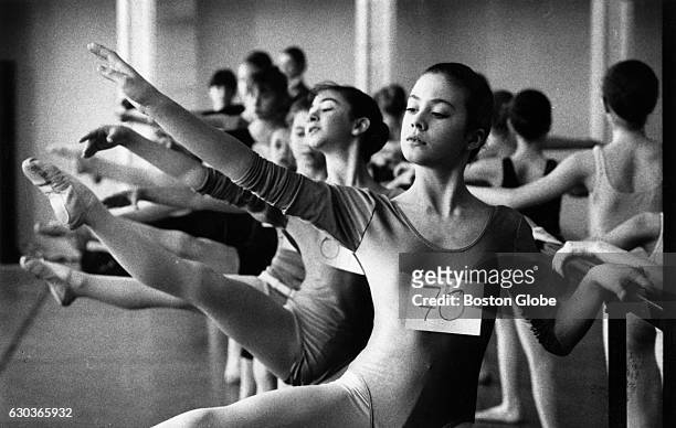 Heather Morris auditions for the Boston Ballet's summer dance program on Feb. 28, 1988.