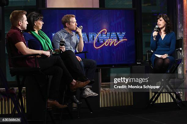 Tyler Mount, Christine Pedi and Anthony Rapp speak with Ruthie Fierberg at Build Presents Anthony Rapp, Tyler Mount & Christine Pedi & Playbill...