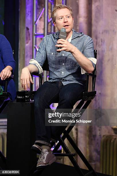 Anthony Rapp speaks at Build Presents Anthony Rapp, Tyler Mount & Christine Pedi & Playbill Discussing "Broadway Con" at AOL HQ on December 21, 2016...