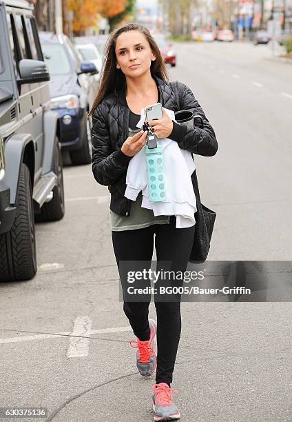 Rachael Leigh Cook is seen on December 21, 2016 in Los Angeles, California.