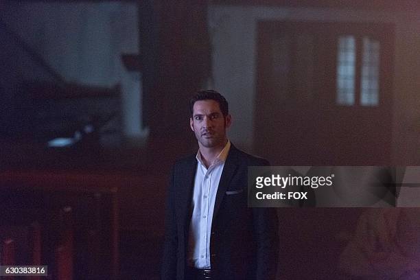 Tom Ellis in the Weaponizer episode of LUCIFER airing Monday, Oct. 24 on FOX.