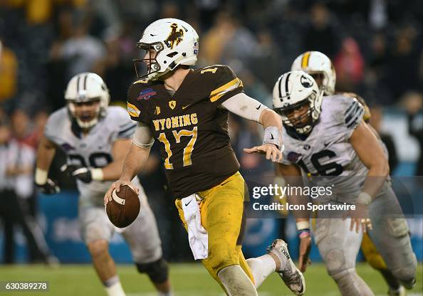 NCAA FOOTBALL: DEC 21 Poinsettia Bowl - BYU v Wyoming NCAA FOOTBALL: DEC 21 Poinsettia Bowl - BYU v Wyoming
