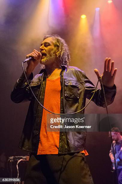 Matisyahu performs on stage at the Fillmore Miami Beach on December 21, 2016 in Miami Beach, Florida.