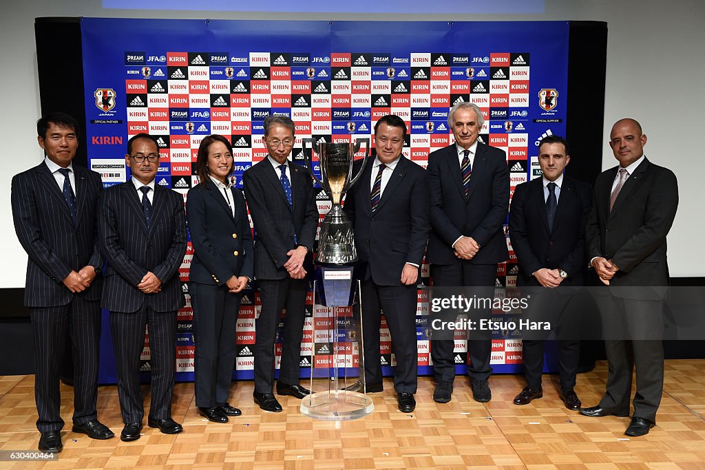 Japan Football National Teams 2017 Schedule Press Conference