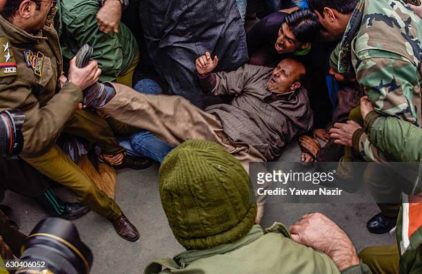 December 22: Indian government forces drag and detain, Engineer Sheikh Abdul Rashid an Indian Politician and Member of Legislative Assembly and...