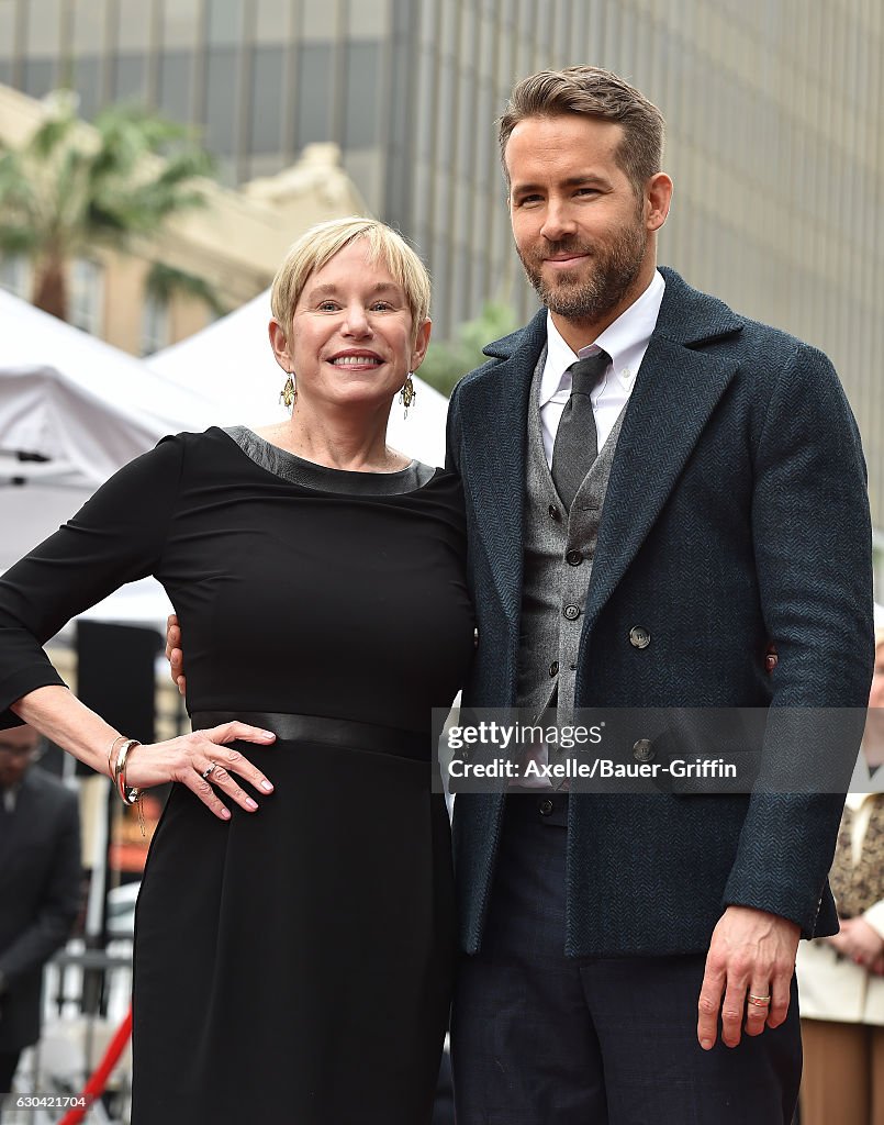 Ryan Reynolds Honored With Star On The Hollywood Walk Of Fame