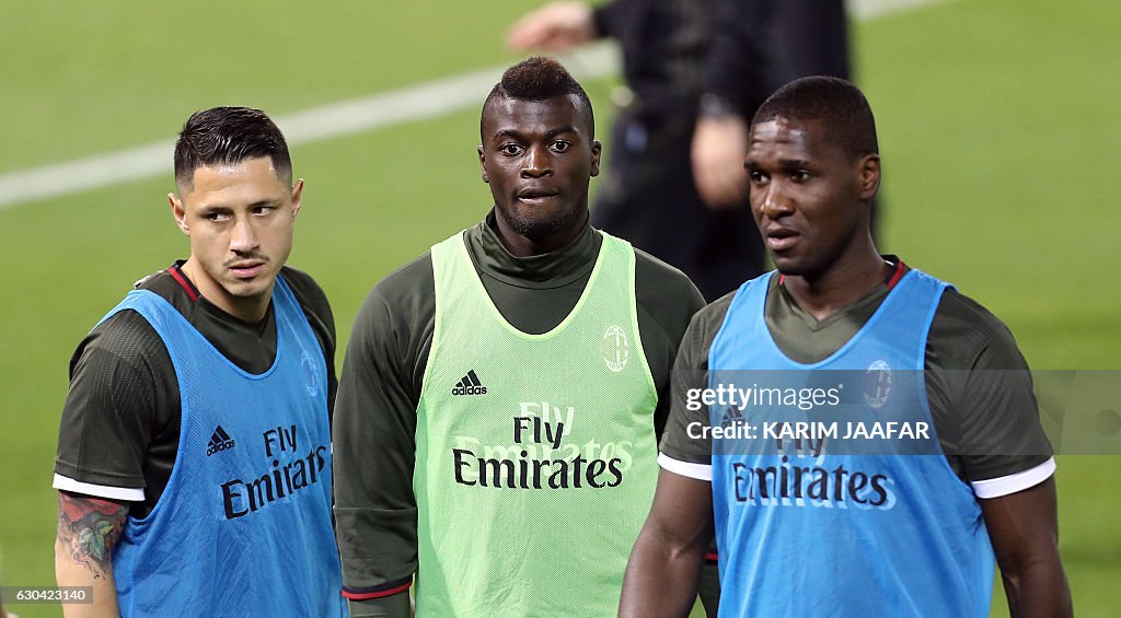 FBL-ITA-CUP-AC MILAN-TRAINING