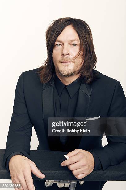 Actor Norman Reedus poses for a portrait during the 2016 Critics Choice Awards on December 11, 2016 in Santa Monica, California
