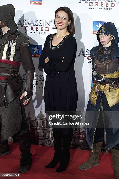 Silvia Jato attends 'Assassin's Creed' premiere at Kinepolis cinema on on December 22, 2016 in Madrid, Spain.