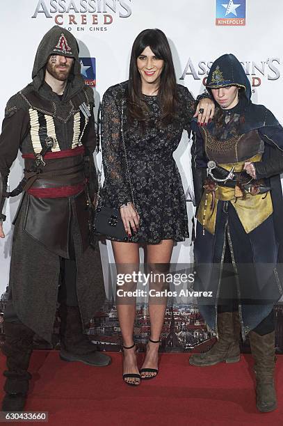 Spanish actress Cecilia Gessa attends 'Assassin's Creed' premiere at Kinepolis cinema on on December 22, 2016 in Madrid, Spain.