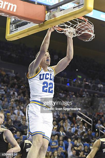 Xxx drives to the basket during an NCAA basketball game between the Western Michigan Broncos and the UCLA Bruins on December 21 at Pauley Pavilion in...