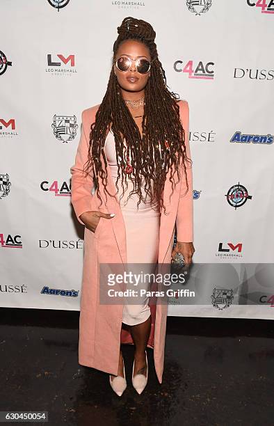 Model Eva Marcille attends 9th Annual Celebration 4 A Cause Fashion Show at King Plow Arts Center on December 22, 2016 in Atlanta, Georgia.