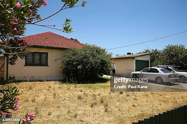 Police continue their forensic investigation at the Kewdale home of Bradley Robert Edwards on December 23, 2016 in Perth, Australia. Bradley Robert...