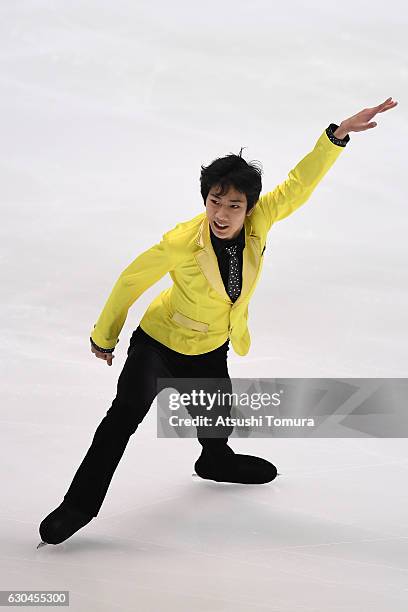 Sena Miyake of Japan competes in the Men short program during the Japan Figure Skating Championships 2016 on December 23, 2016 in Kadoma, Japan.