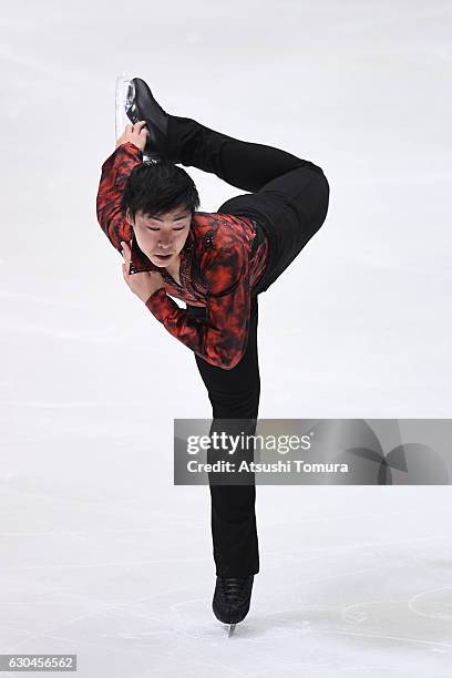 Hiroki Honda of Japan competes in the Men short program during the Japan Figure Skating Championships 2016 on December 23, 2016 in Kadoma, Japan.