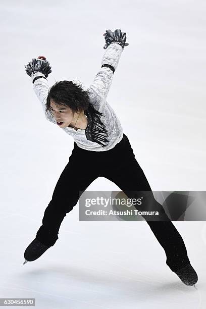 Takahiro Mura of Japan competes in the Men short program during the Japan Figure Skating Championships 2016 on December 23, 2016 in Kadoma, Japan.