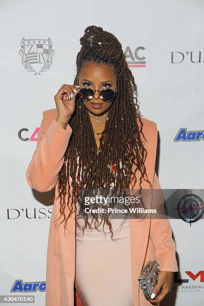 Eva Marcille attends the 9th Annual Celebration 4 A Cause Fashion Show at King Plow Arts Center on December 22, 2016 in Atlanta, Georgia.