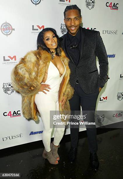 Karlie Redd and Clay West attend the 9th annual Celebration 4 A Cause at King Plow Arts Center on December 22, 2016 in Atlanta, Georgia.