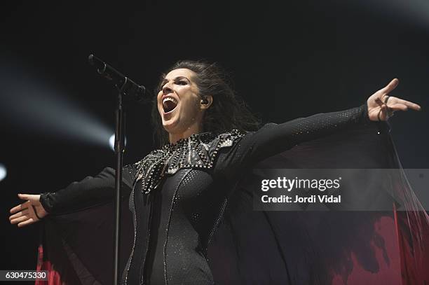 Malu performs on stage at Palau Sant Jordi on December 23, 2016 in Barcelona, Spain.