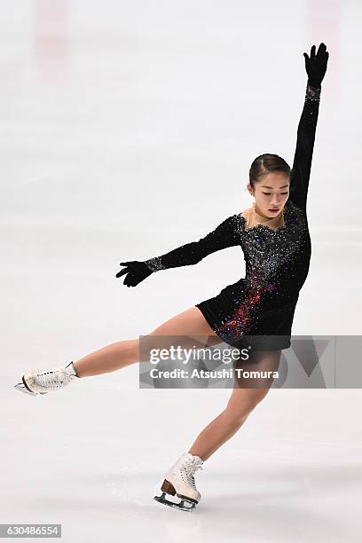 Rin Nitaya of Japan competes in the Ladies short program during the Japan Figure Skating Championships 2016 on December 24, 2016 in Kadoma, Japan.